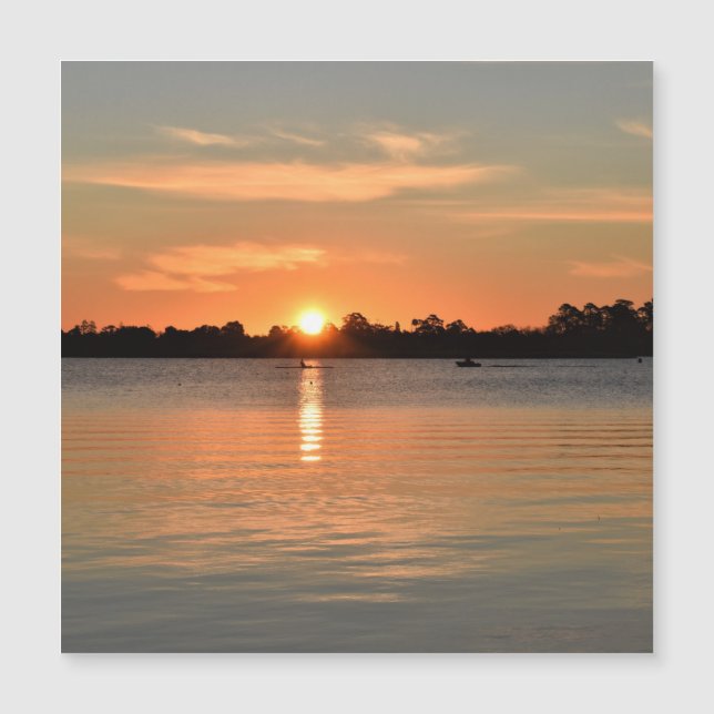 Pegada no Cartão Magnético Sunset (Frente)