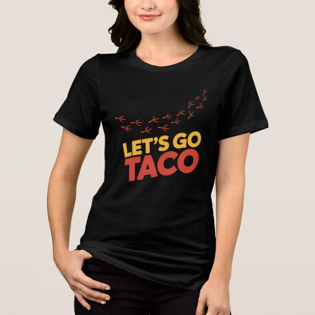 Pegadas de frango do vamos Go Taco (Frente)