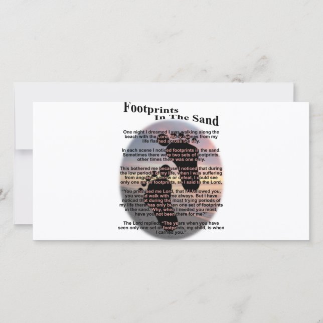 Pegadas na Areia... (Frente)