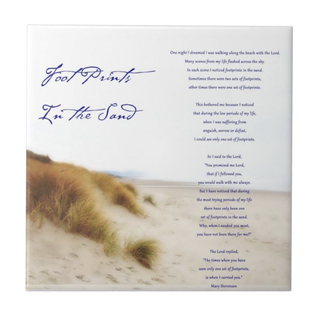 pegadas na areia (Frente)