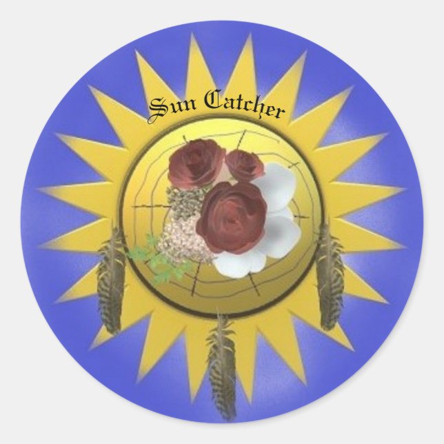 pegador de sonhos adesivo de James Michael Miller (Frente)