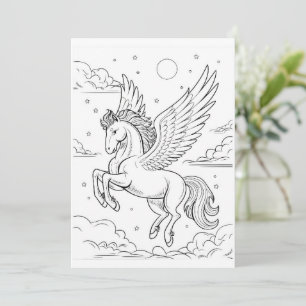 Pegasus Colore Sua Própria Saudação