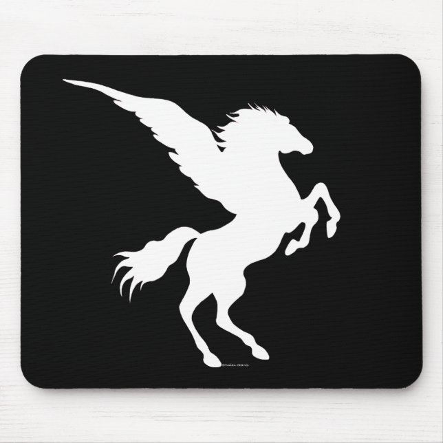 Pegasus Mousepad preto (Frente)