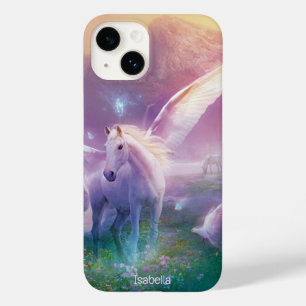 Pegasus No Nome Personalizado De Flores Selvagens