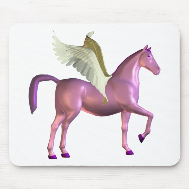 Pegasus roxo Mousepad (Frente)