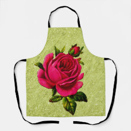 Peggy Ann Por Toda A Cozinha Rosa Verde Apron