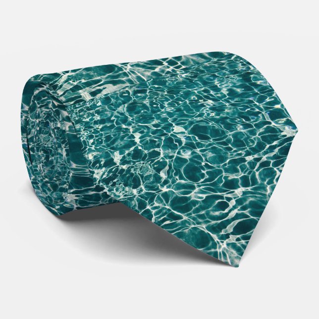 Pegue a Onda: Gravata Oceano Azure (Rolled)