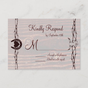 Pegue suas placas de RSVP Ocidental de Boot Countr