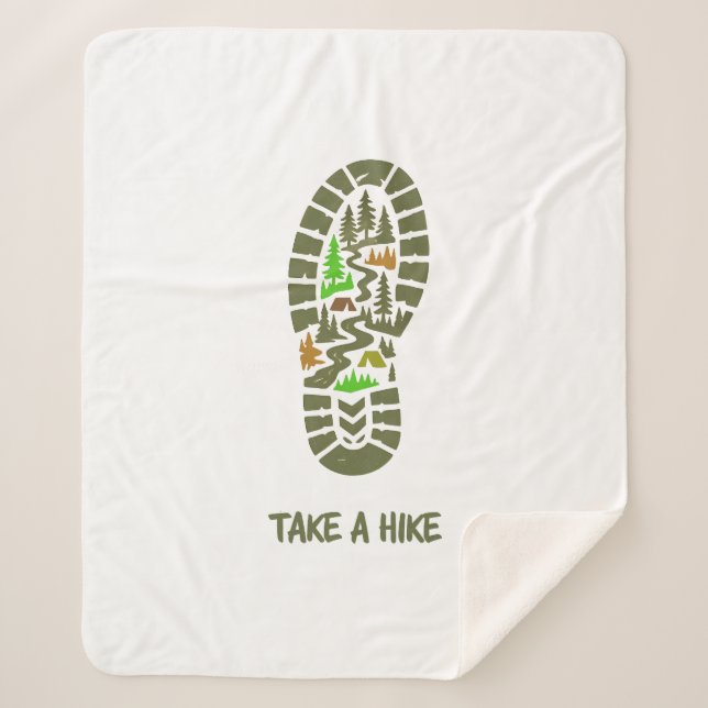 Pegue Um Caminho | Cobertor Sherpa (Frente)