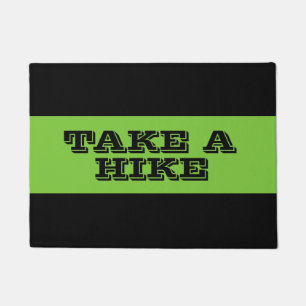 Pegue um tapete de porta de reviravolta