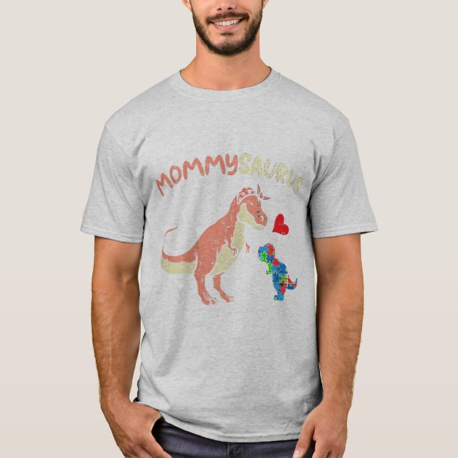Peguem essa fofinha camiseta Mommysaurus Quebra-ca (Frente)