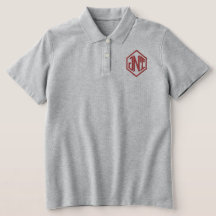 Peito Esquerdo Monograma Personalizável Masculino