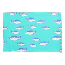 Peixe azul na turquesa