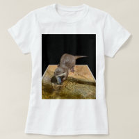 Peixe Comido De Tarte, Camiseta Branca Para Mulher