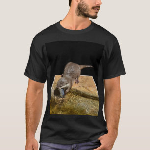 Peixe Comido De Tarte, Camiseta Preta Mens