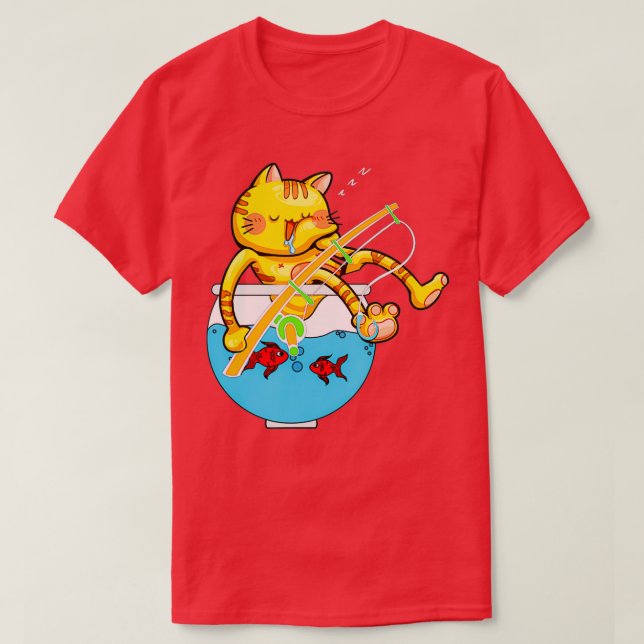 Peixe de Aquário Dormido Polo de Pesca Pet L (Frente do Design)