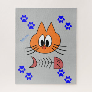 Peixe de gato Cinza quebra-cabeça