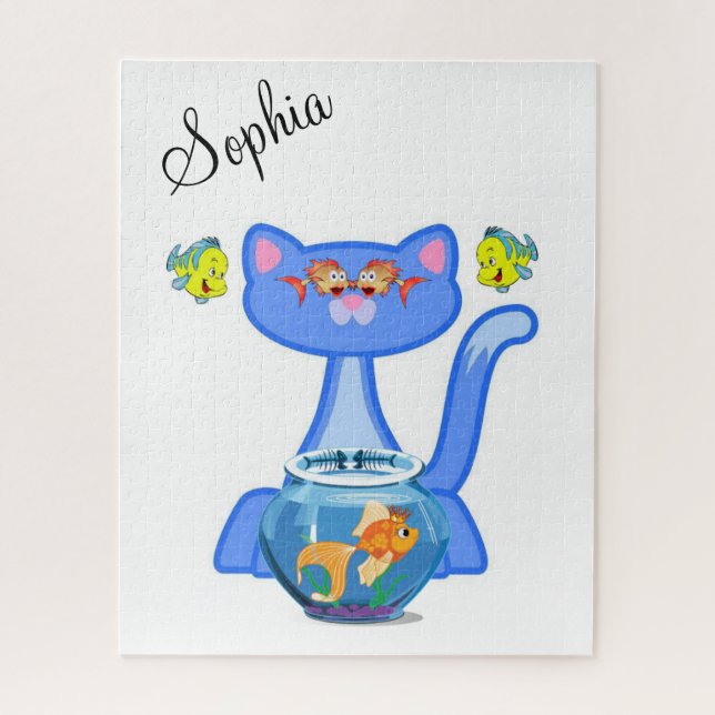 Peixe de gato quebra-cabeça (Vertical)