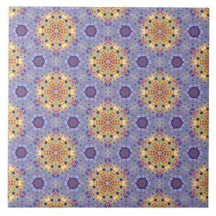 Peixe dourado azul da abóbada da mesquita