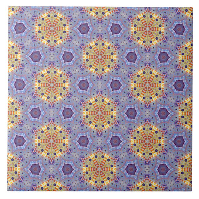 Peixe dourado azul da abóbada da mesquita (Frente)