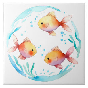 Peixe Dourado Cinto Aquoso Oceano Náutico