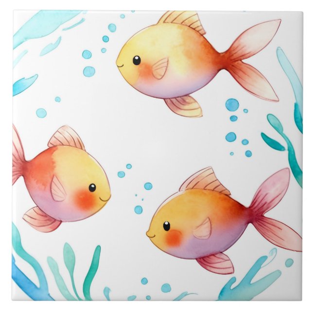 Peixe Dourado Cinto Aquoso Oceano Náutico (Frente)