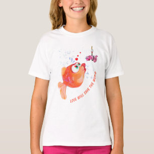 Peixe e Camisa de Verme Felizes - Texto Personaliz