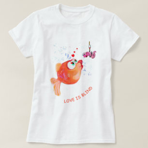 Peixe Engraçado e Camiseta de Verme - Texto Person
