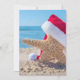 Peixe-estrela de Natal com chapéu