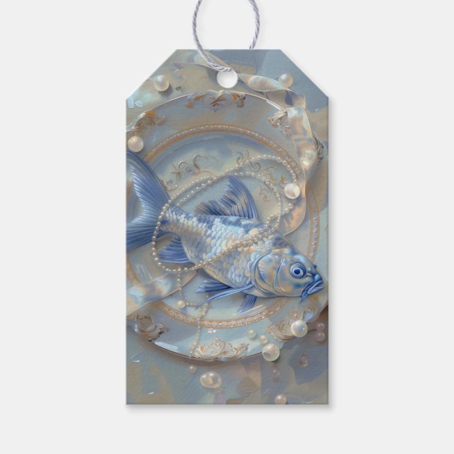 Peixe - Etiqueta de presentes (Frente)