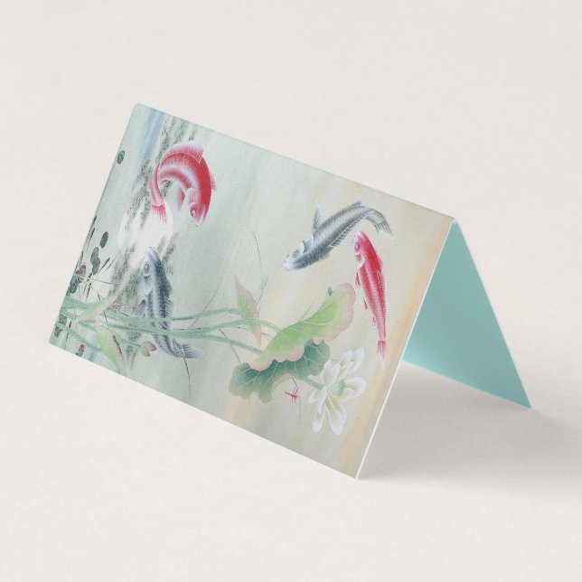 Peixe Koi com Lotus (Frente)