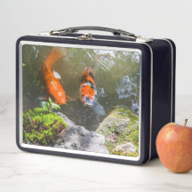 Peixe Koi numa lagoa