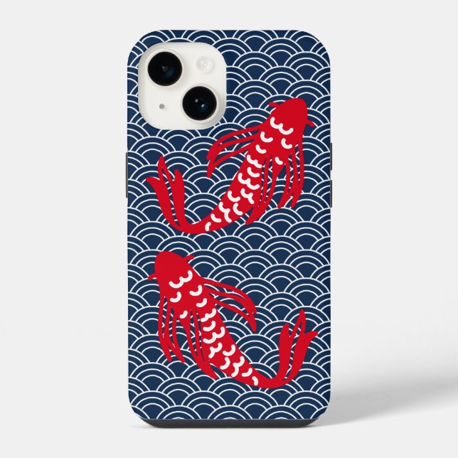 Peixe Koi Vermelho (Verso)
