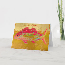 Peixe-ouro de cartão