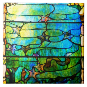 Peixe-starfish de vidro de vidro retido