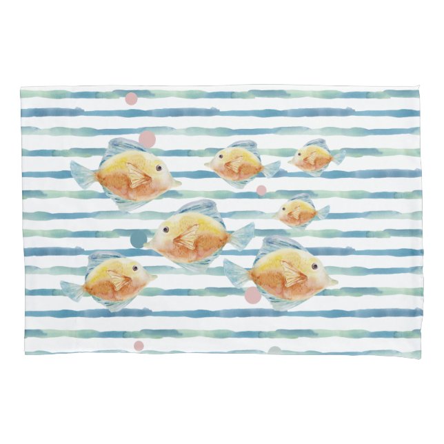 PEIXE TROPICAL DE COR BRILHANTE, PRAIA (Frente)