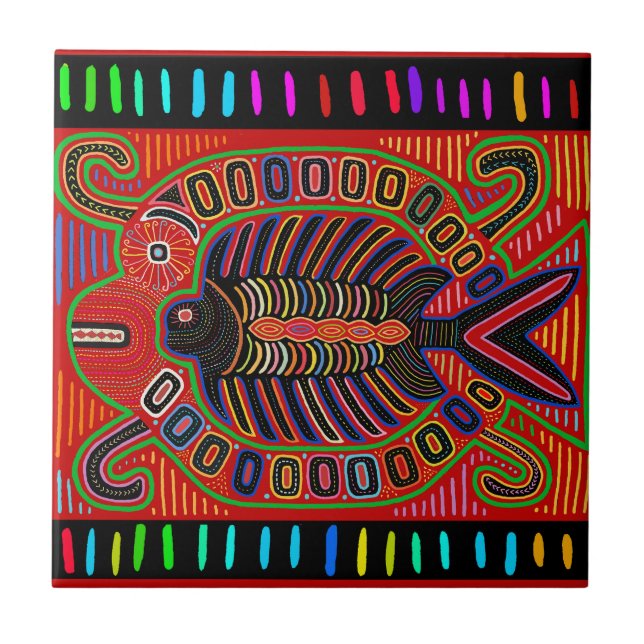 Peixe Voador Mola Índio Cuna (Frente)