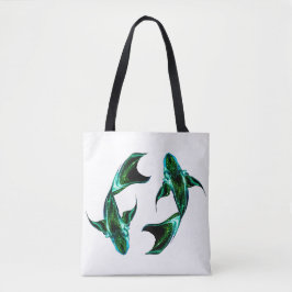 Peixes – Bolsa Tote Minimalista do Zodíaco