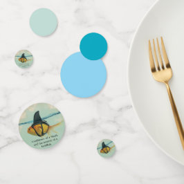 Peixes dourados com espinha de tubarão