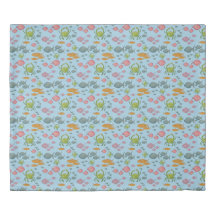 Peixes e caranguejos