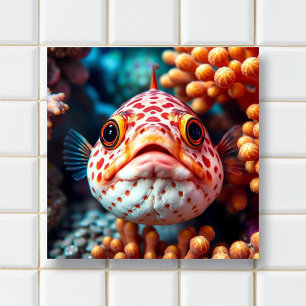 Peixes Engraçados e Coral Perto
