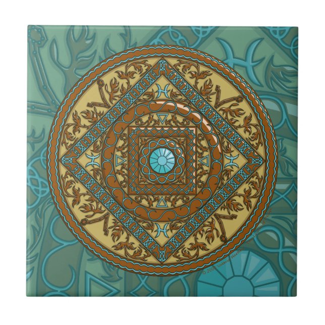 Peixes Mandala (Frente)