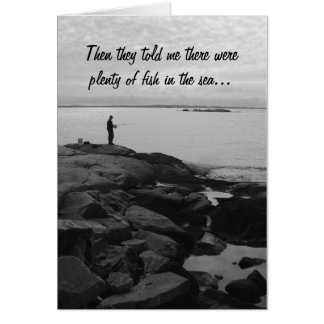 Peixes no cartão de Gretting do mar