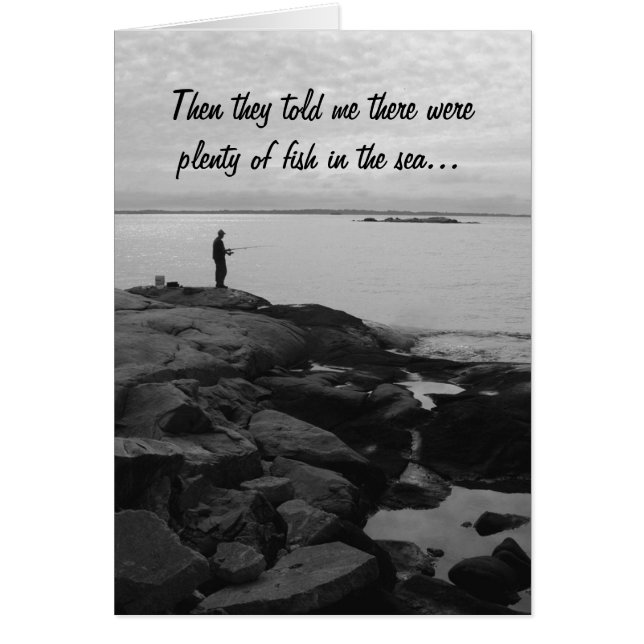 Peixes no cartão de Gretting do mar (Frente)