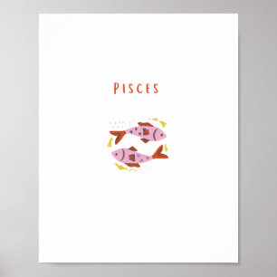 Peixes Rosa, zodíaco, impressão de signo estelar