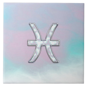 Peixes Símbolo Zodíaco Mãe do Decor Pérola