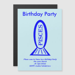 Peixes - Sinal de Estrela Peixe - Convites Persona