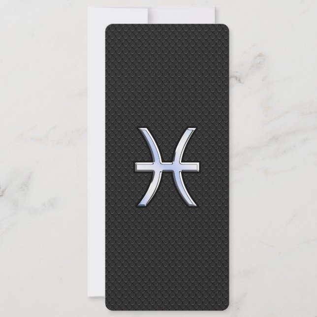 Peixes Sinal de Zodíaco no Decor da Pele Cobra a P (Frente)