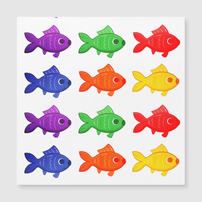 Peixes Submarinos, Animais (Frente)