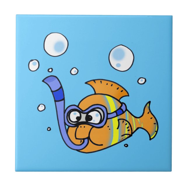 peixes tropicais dos desenhos animados (Frente)